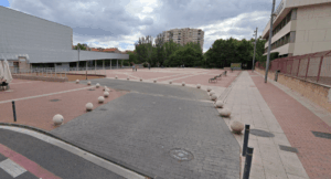 Rampa en Logroño (Plaza Chiribitas)